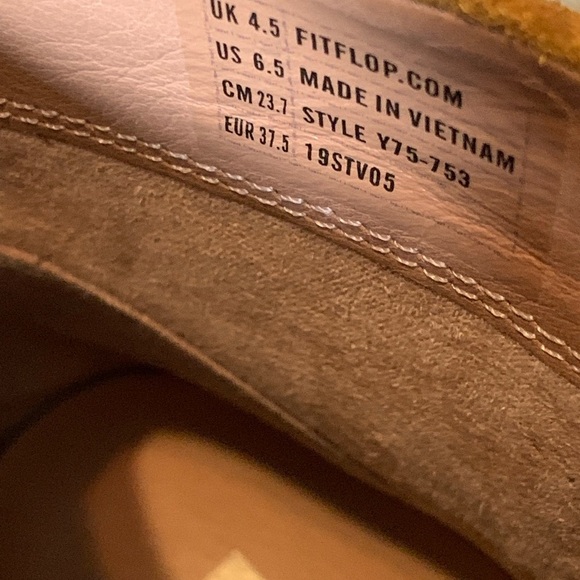 Fitflop Mustard Suede Footwear - Picture 3 of 8